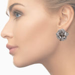 Earrings With zircon 59082019